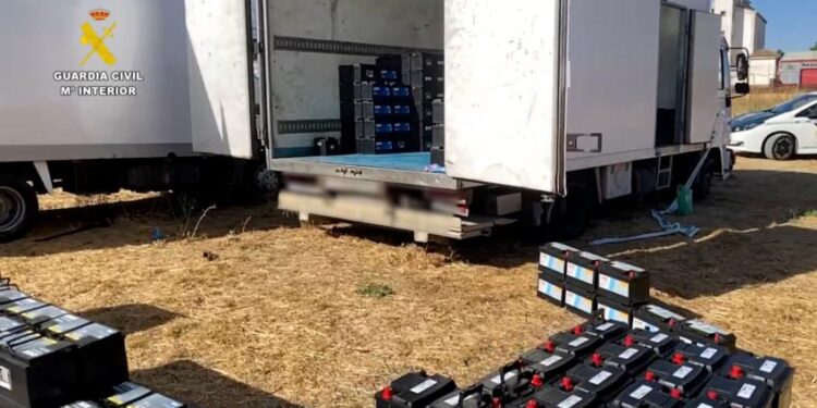 Desarticulada organización criminal dedicada al robo en camiones en Guadalajara, Madrid y Toledo