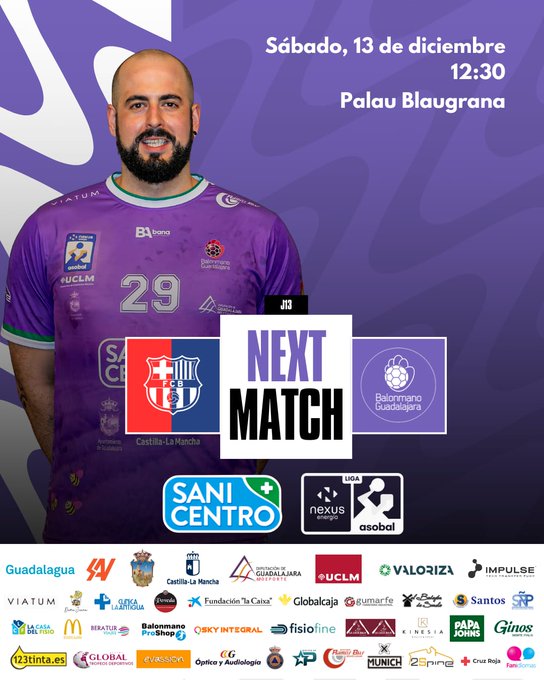 SANICENTRO BM Guadalajara proximo partido