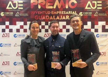 Juan Carlos Pajares gana el Premio Juventud Empresarial 2025 de AJE Guadalajara