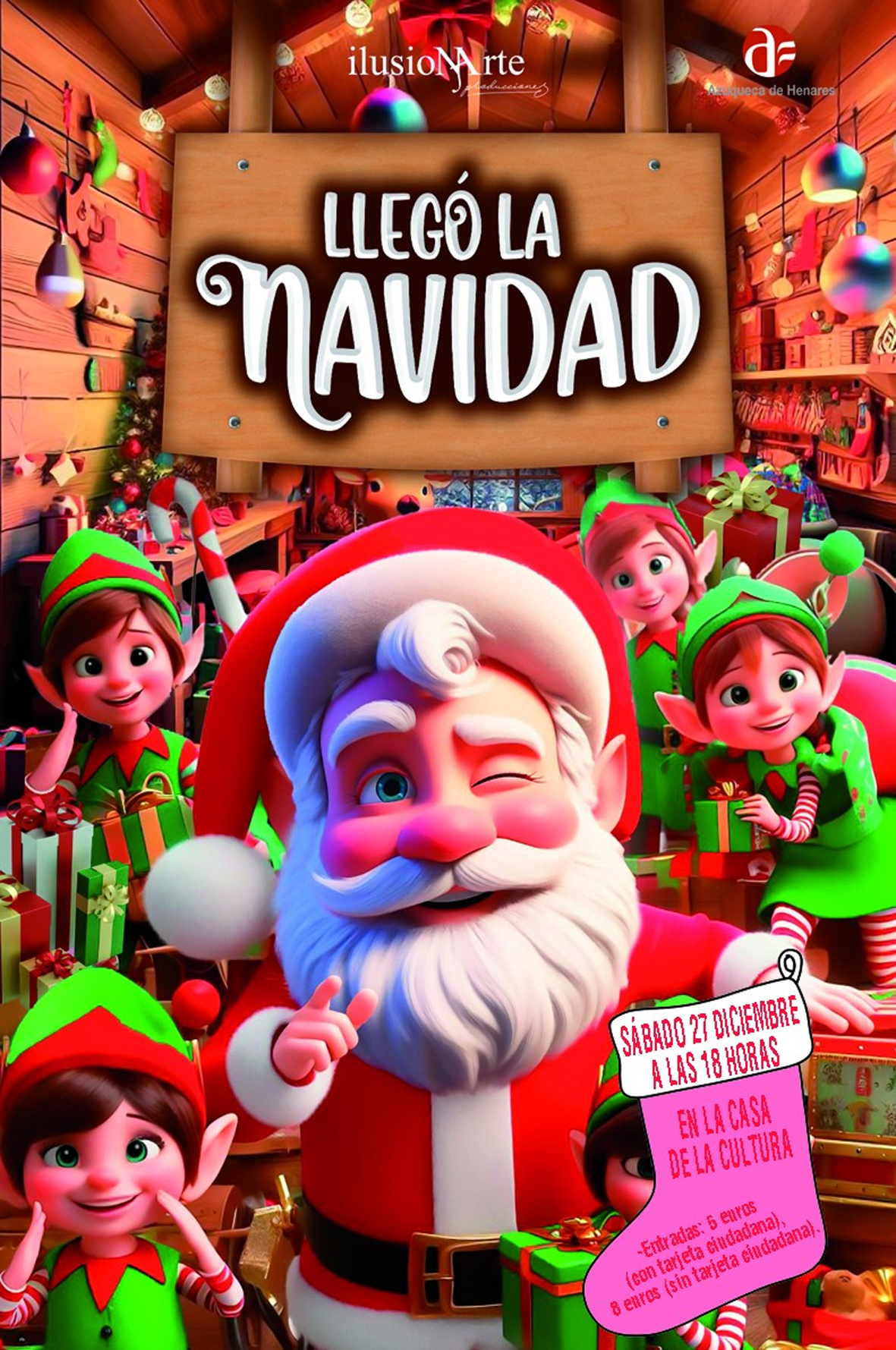 espectáculo infantil “Llegó la Navidad”