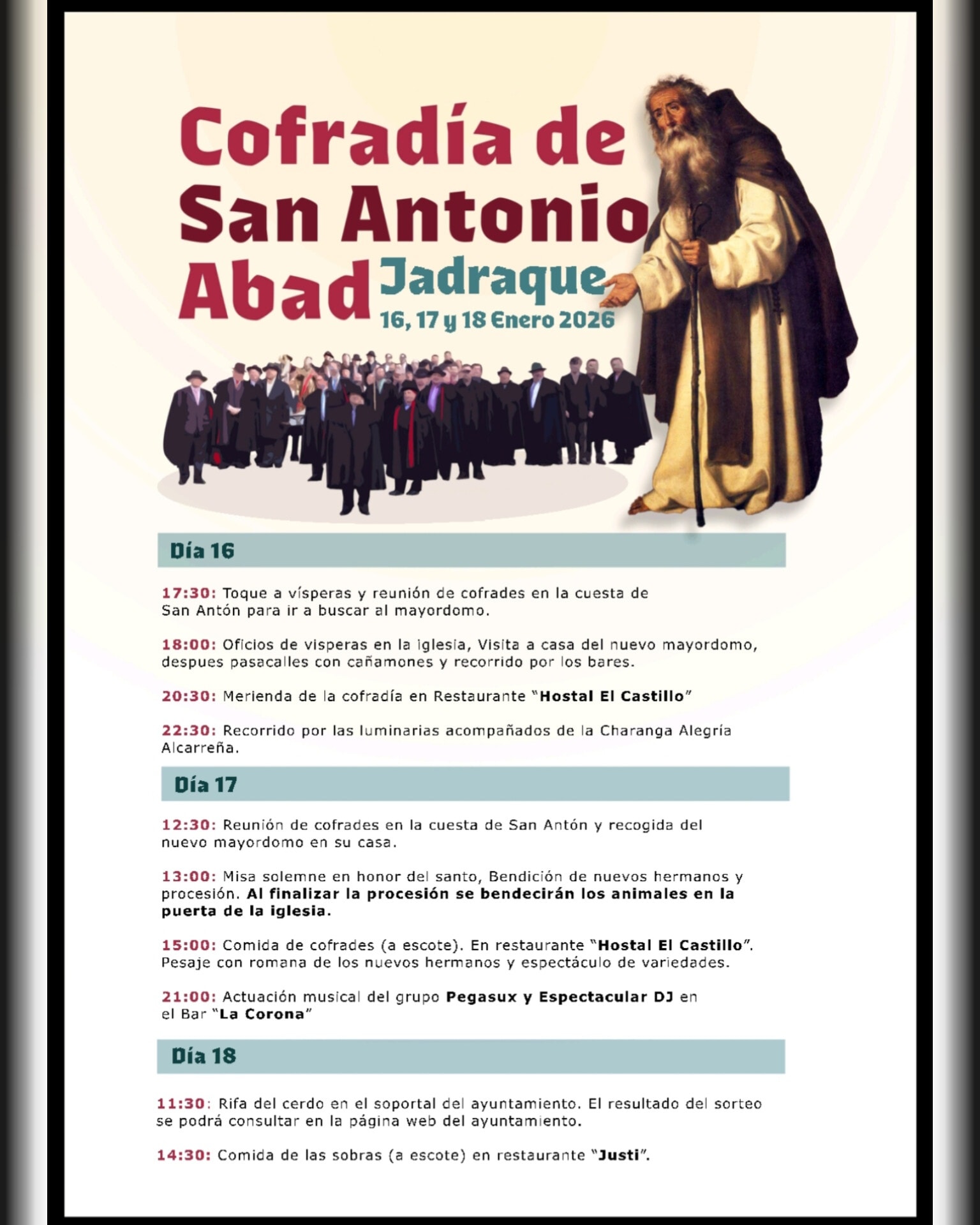 San Antón 2026 en Jadraque