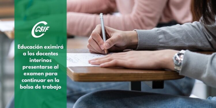 Educación eximirá a los docentes interinos de presentarse al examen para mantener la bolsa de trabajo en Castilla-La Mancha