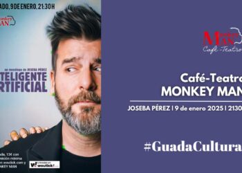 Joseba Pérez lleva su Noche de Comedia a la Sala Monkey Man de Guadalajara con “Inteligente Artificial”
