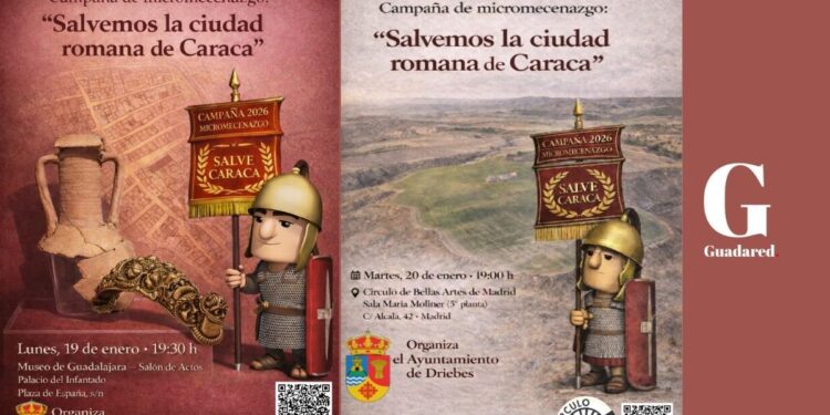 Driebes lanza una campaña de micromecenazgo para salvar la ciudad romana de Caraca