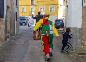 Recuperación de la Botarga de Casados en Valdepeñas de la Sierra por San Sebastián