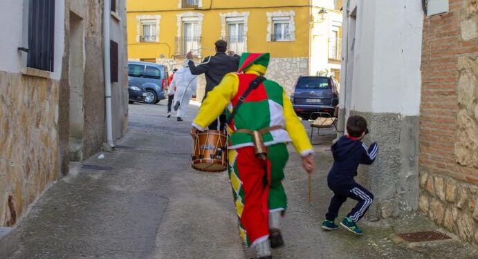 Recuperación de la Botarga de Casados en Valdepeñas de la Sierra por San Sebastián
