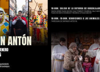 La Botarga de Guadalajara anima la bendición de animales por San Antón 2026