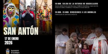 La Botarga de Guadalajara anima la bendición de animales por San Antón 2026