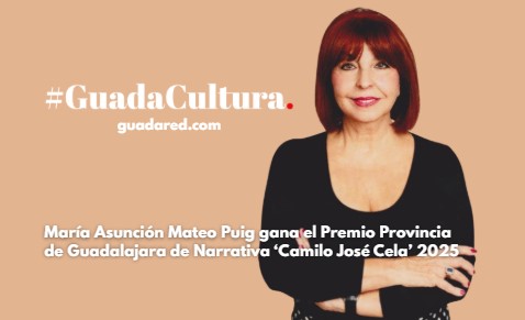 María Asunción Mateo Puig gana el Premio Provincia de Guadalajara de Narrativa ‘Camilo José Cela’ 2025