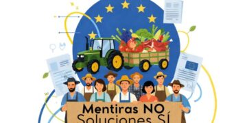 El campo de Guadalajara se moviliza en Toledo por la crisis agraria y los recortes de la PAC