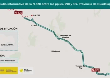 Transportes impulsa la mejora de la N-320 entre Cabanillas del Campo y El Casar con un estudio previo de 19 kilómetros