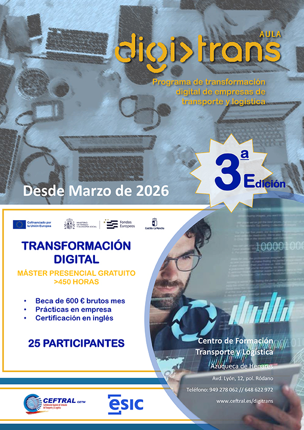 Master para jóvenes menores de 30 años demandantes de empleo e inscritos en garantía juvenil en Guadalajara