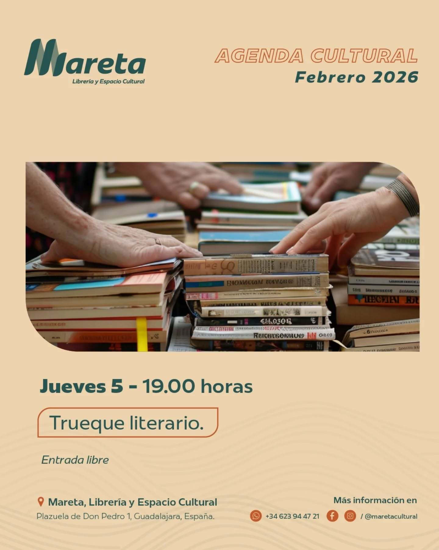 Guadalajara acoge su tercer trueque de libros en Mareta para fomentar la lectura