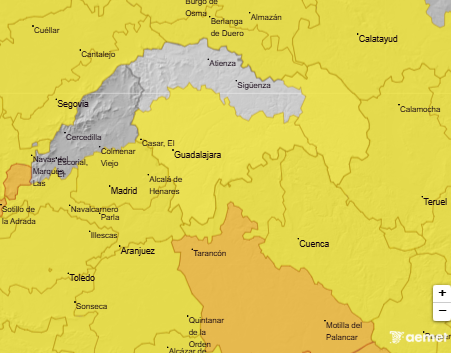 Activado el Plan de Riesgos de Inundación en CLM ante alerta por lluvias y viento