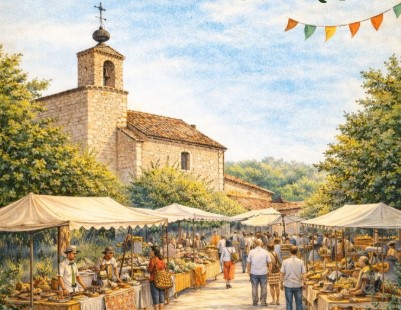 Mercadillo Artesanal y Gastronómico en Villar de Cobeta: Turismo Rural y Naturaleza en Alto Tajo