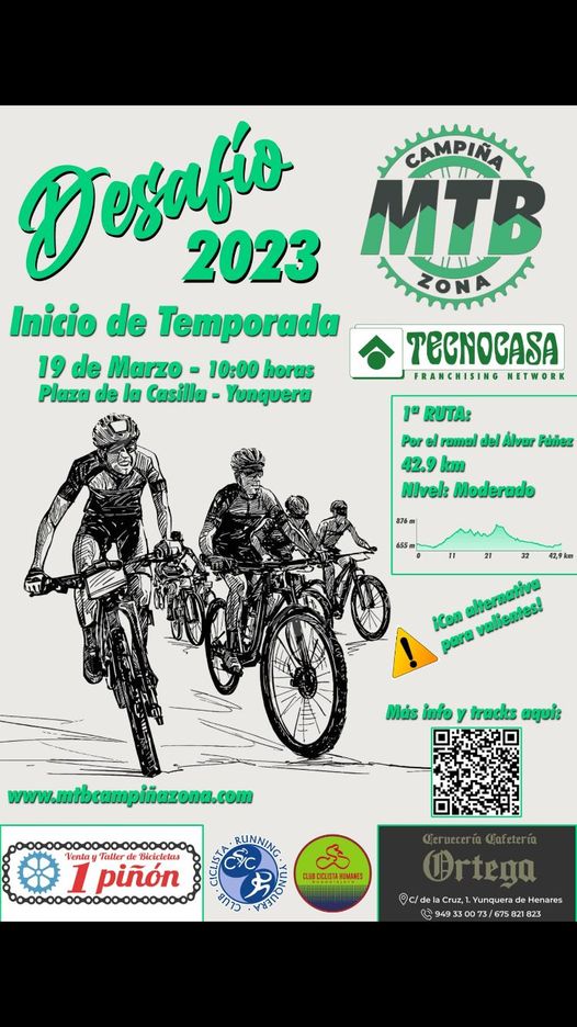 ‘Campiña MTB Zona’ ofrece más de 400 kilómetros de rutas por 27 pueblos de la comarca