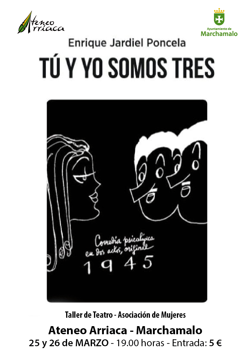 25 aniversario del Taller de Teatro de la Asociación de Mujeres de Marchamalo con la obra ‘¡Tú y yo somos tres!’