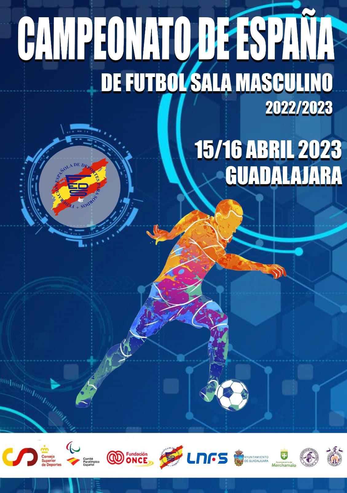 El Campeonato de España de Fútbol Sala para Sordos llega a Marchamalo y Guadalajara 