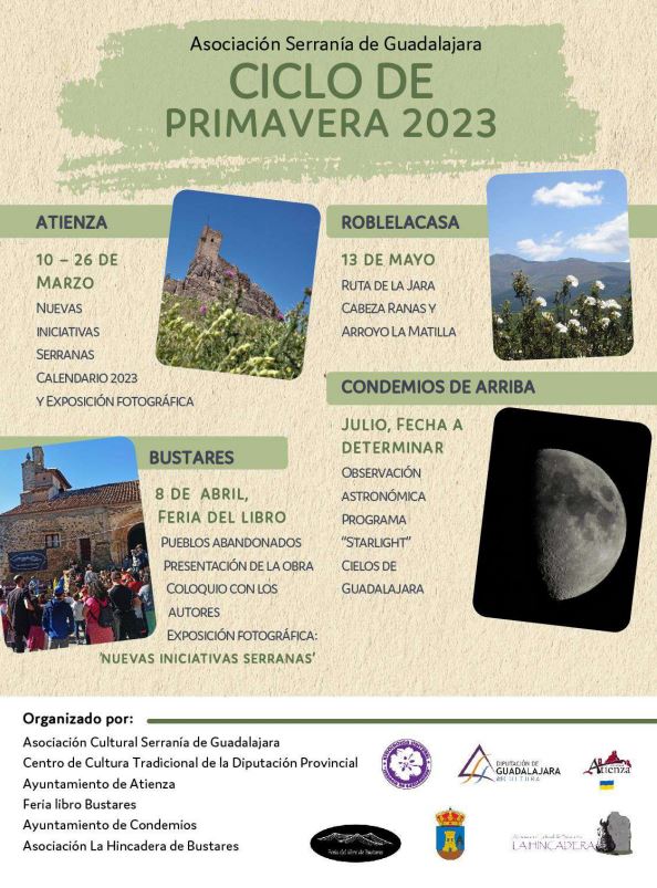 Atienza, “Calendario 2023 de Nuevas Iniciativas Serranas”