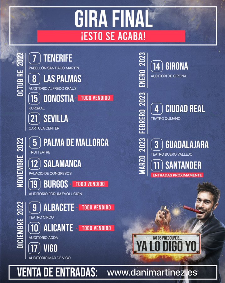 Dani Martínez: "Ya lo digo yo" en Guadalajara