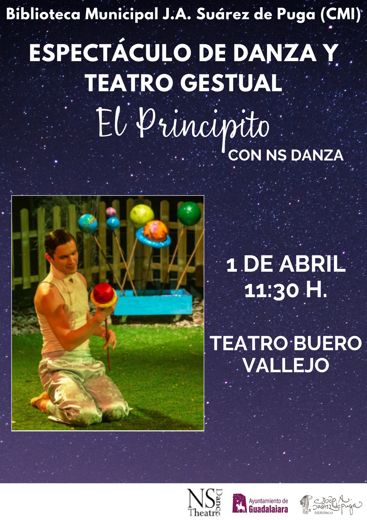 Actividades culturales en la Biblioteca JA Suárez de Puga de Guadalajara durante abril