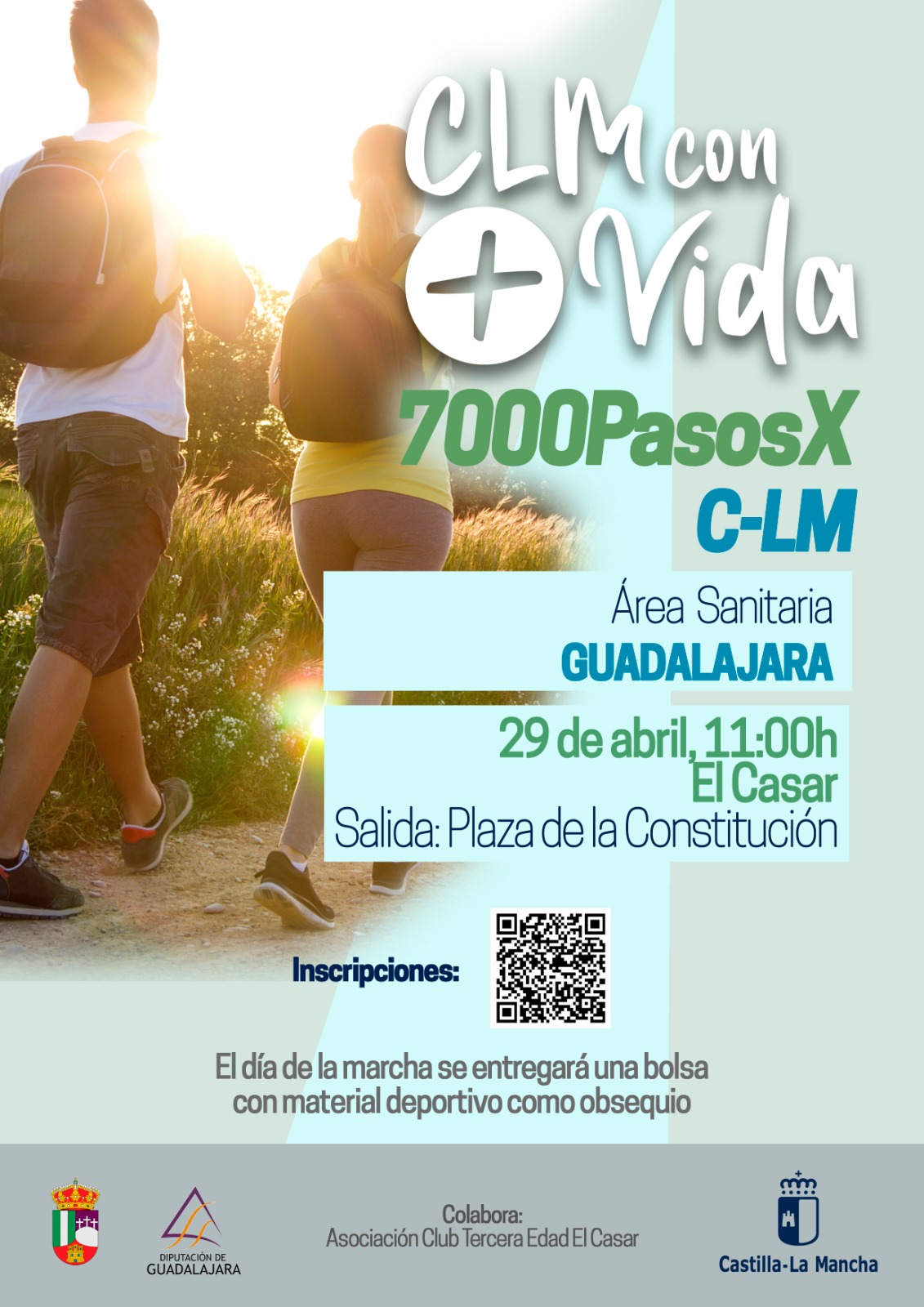 Exitosa edición de ‘7000PasosX-CLM’ en Guadalajara con la participación de 730 personas