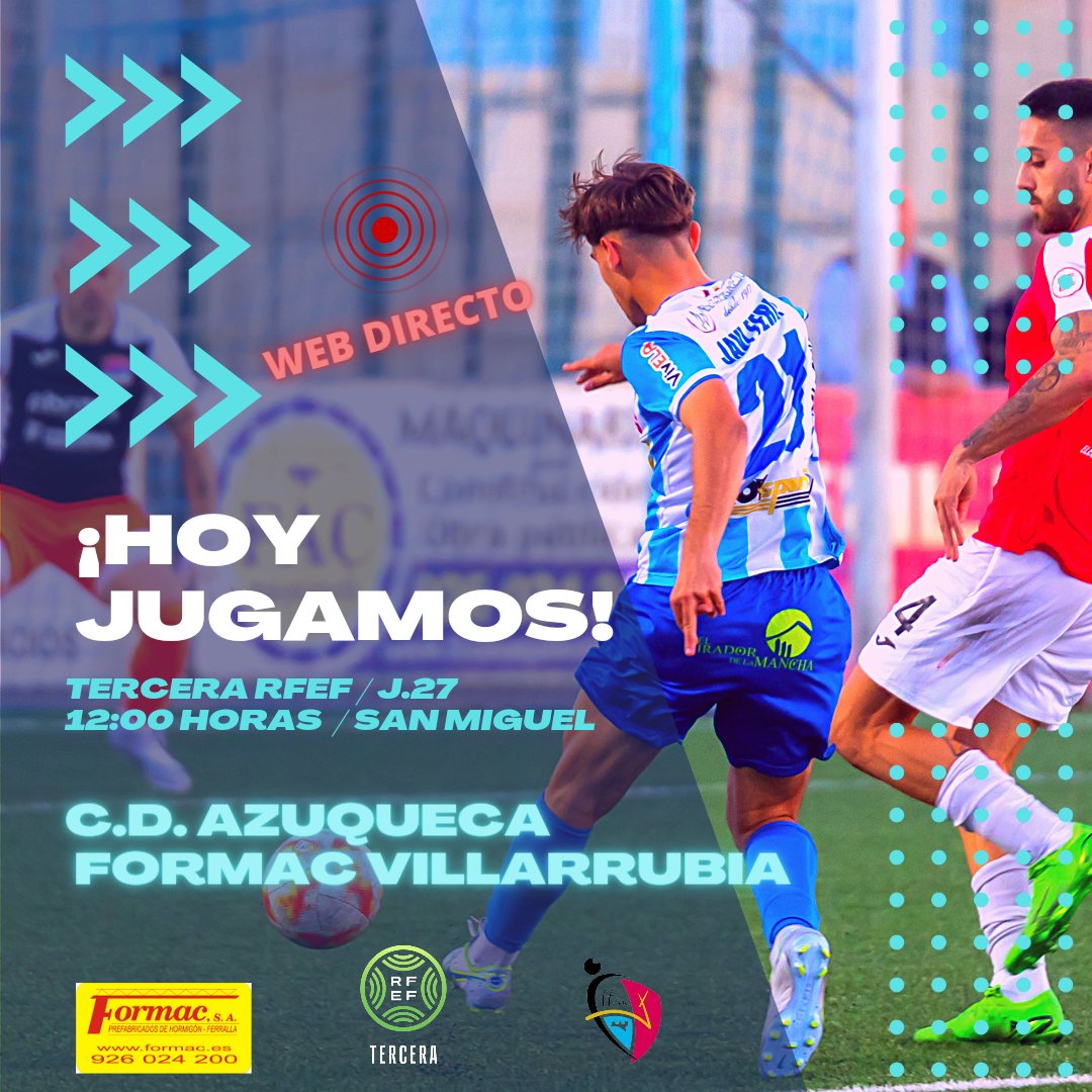 CD Azuqueca y Villarrubia CF se enfrentan en el partido decisivo de Tercera RFEF