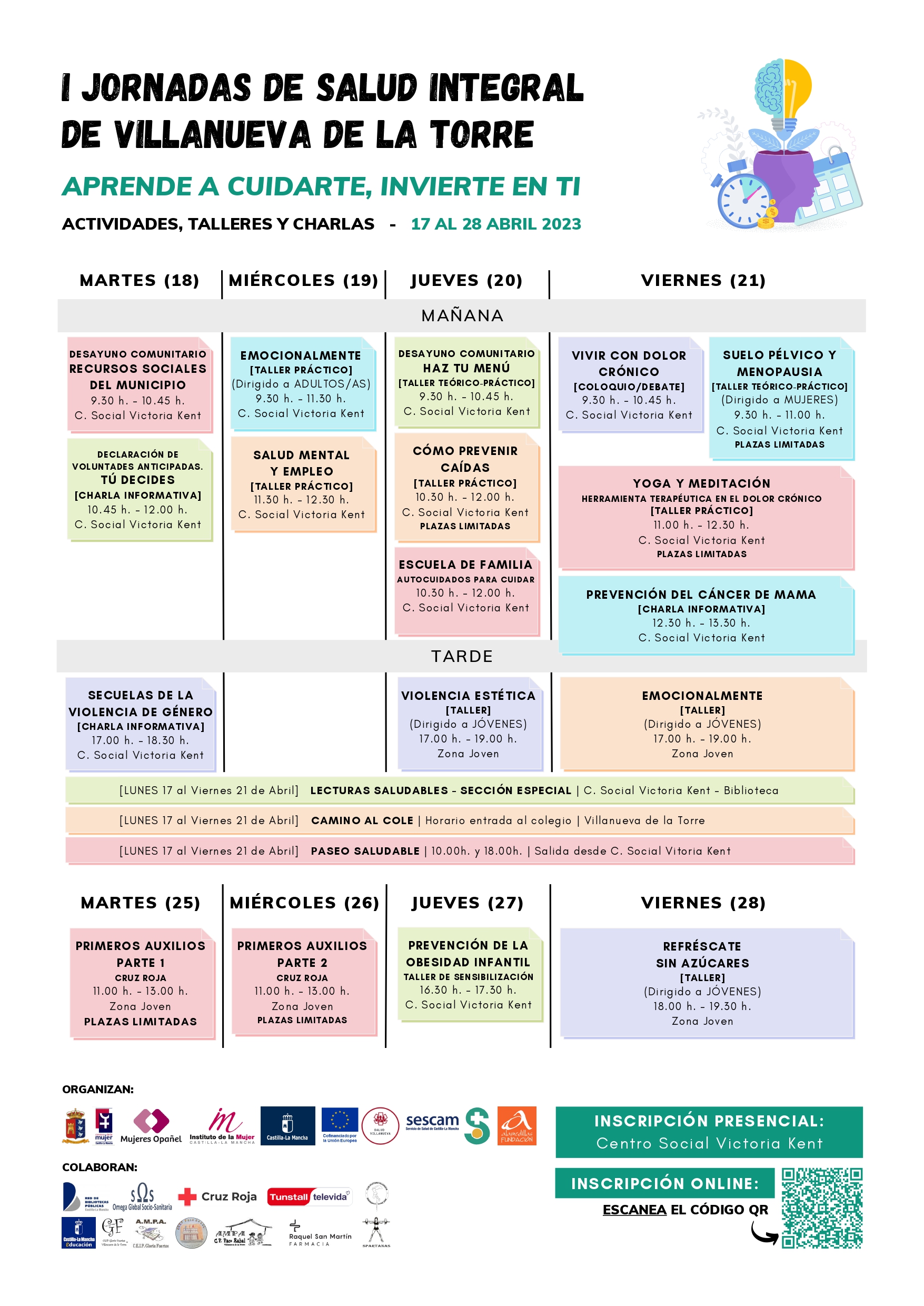 Villanueva de la Torre organiza sus I Jornadas de Salud Integral con un completo programa para toda la comunidad
