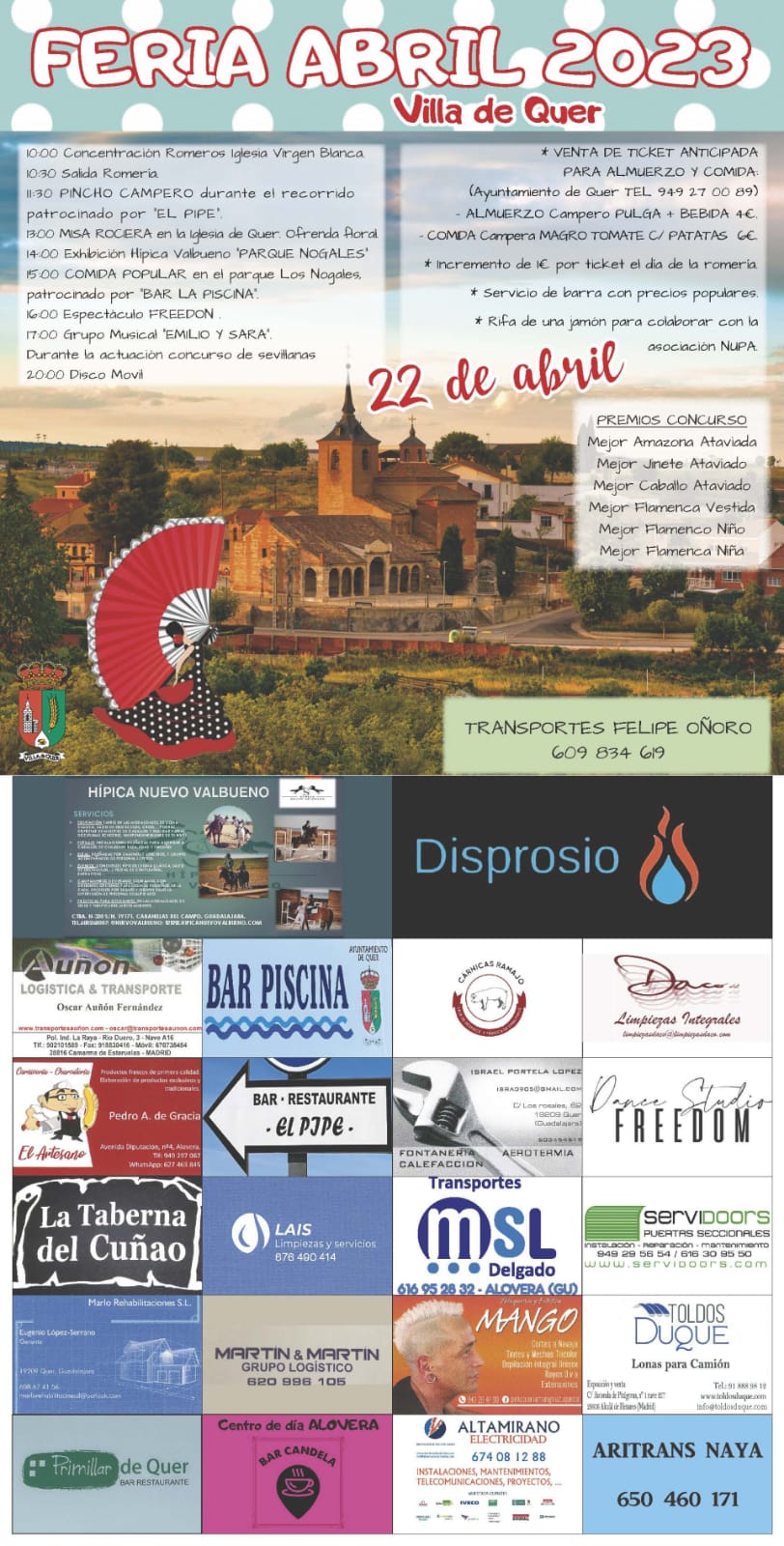 IV Feria de Abril en Quer: Romería, música y gastronomía