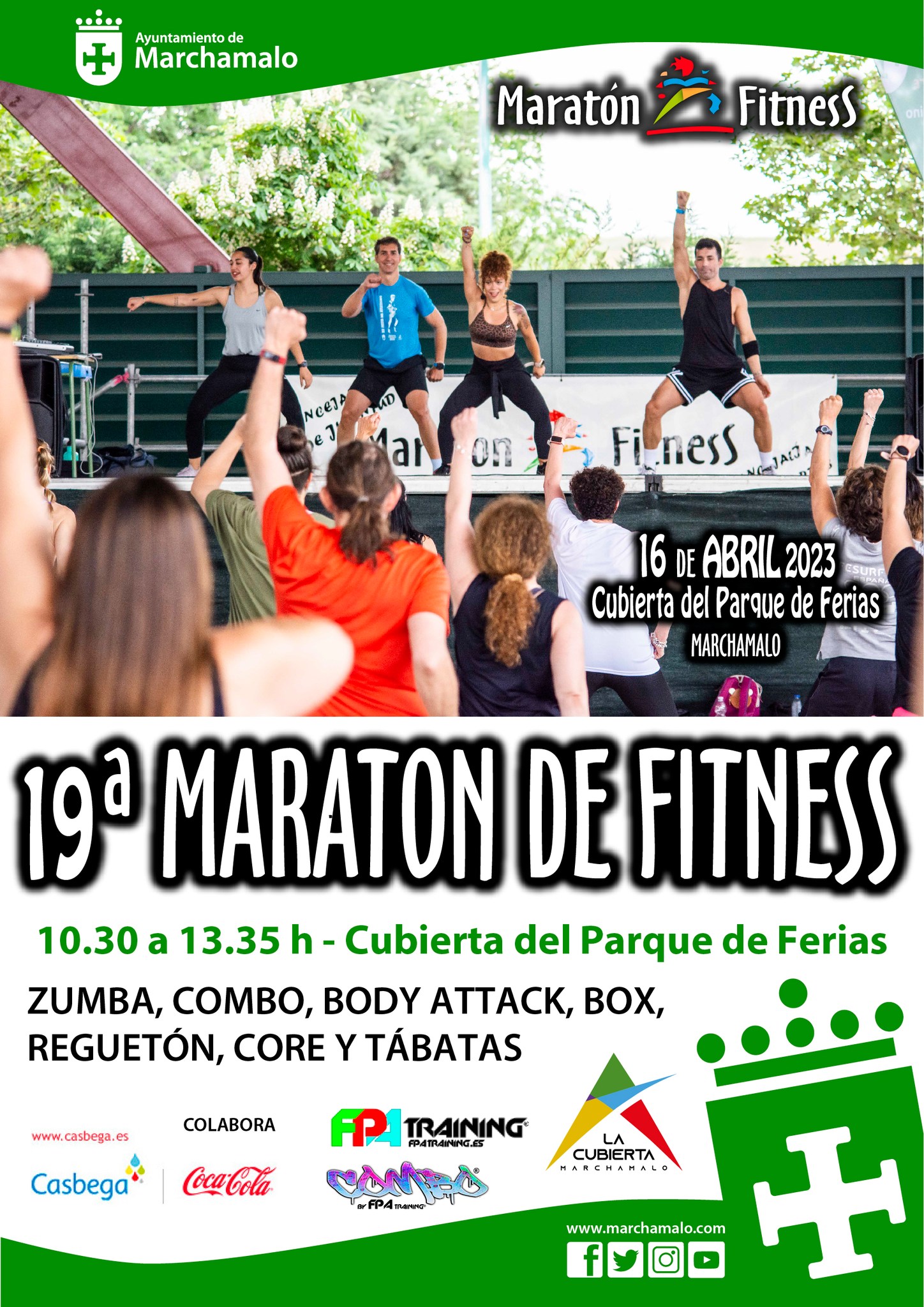 La Maratón de Fitness en la Cubierta del Parque de Ferias, ¡una oportunidad para disfrutar la primavera haciendo deporte!