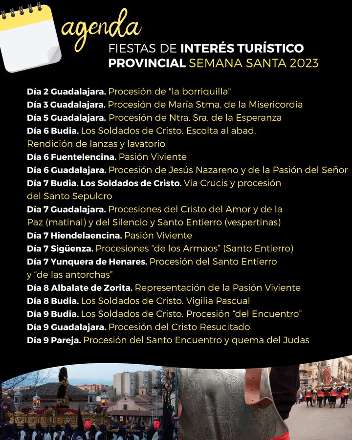 Descubre las mejores procesiones de Semana Santa en Guadalajara