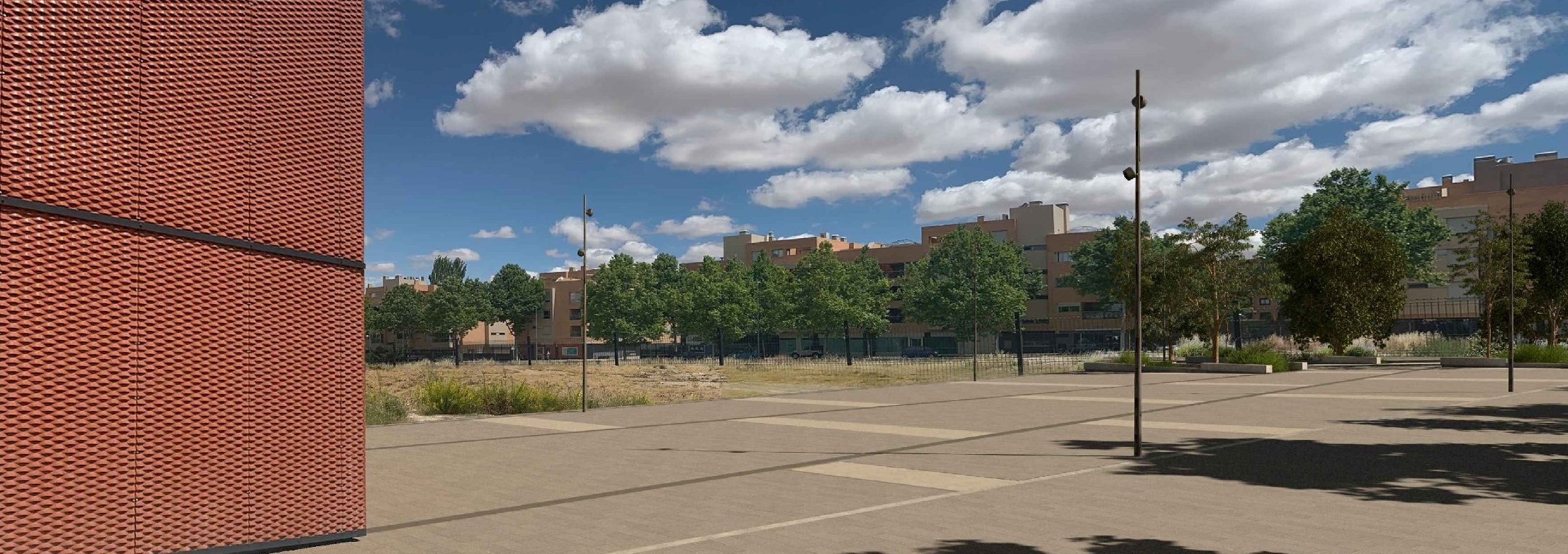 Valdeluz tendrá una nueva plaza junto al Multiusos para el disfrute de los vecinos