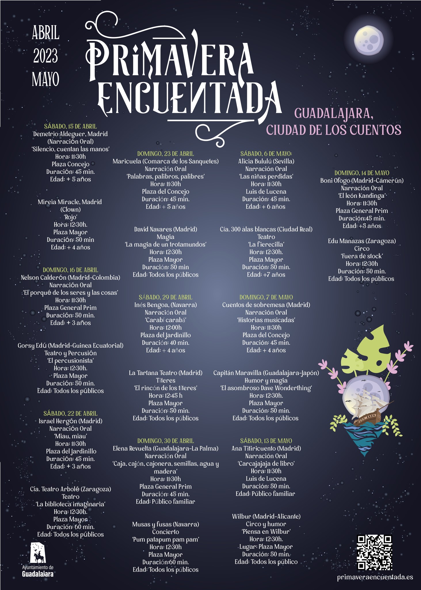 ¡Disfruta de la Primavera Encuentada en las plazas del centro de la ciudad de Guadalajara!