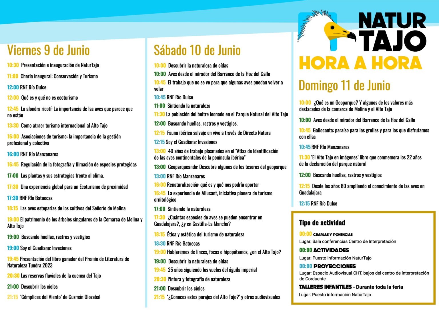 NaturTajo 2023: Feria de Turismo de Observación de la Naturaleza en el Sistema Ibérico Sur