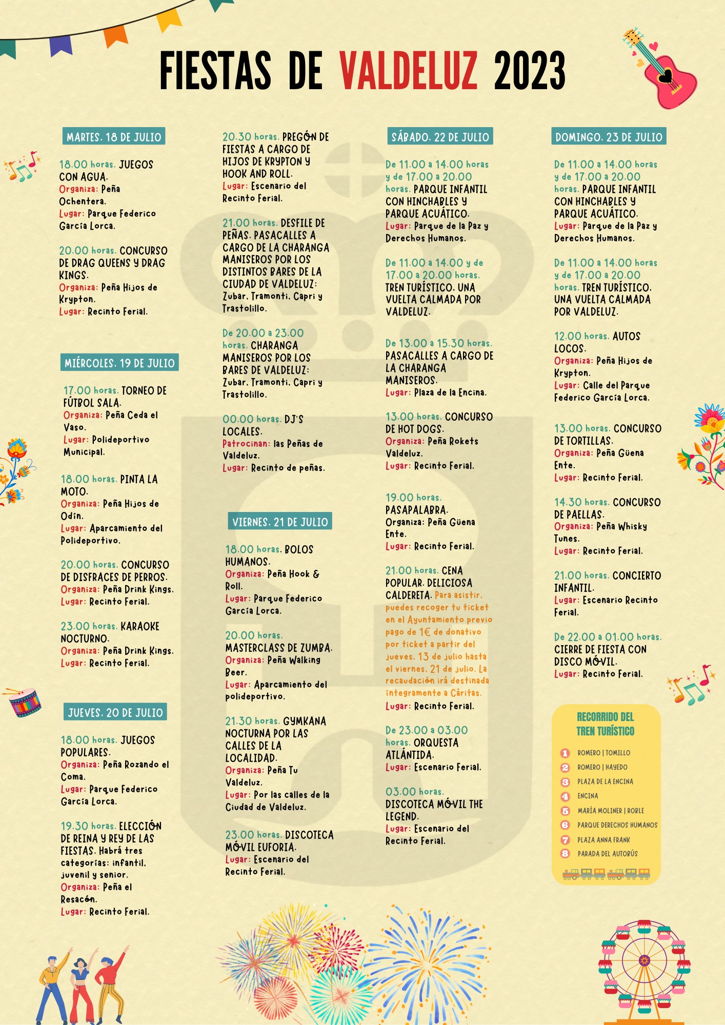 Programa completo de Fiestas de Valdeluz 2023 en Yebes: ¡Diversión asegurada!