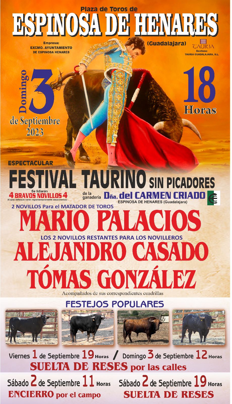 Fiestas Espinosa 2023