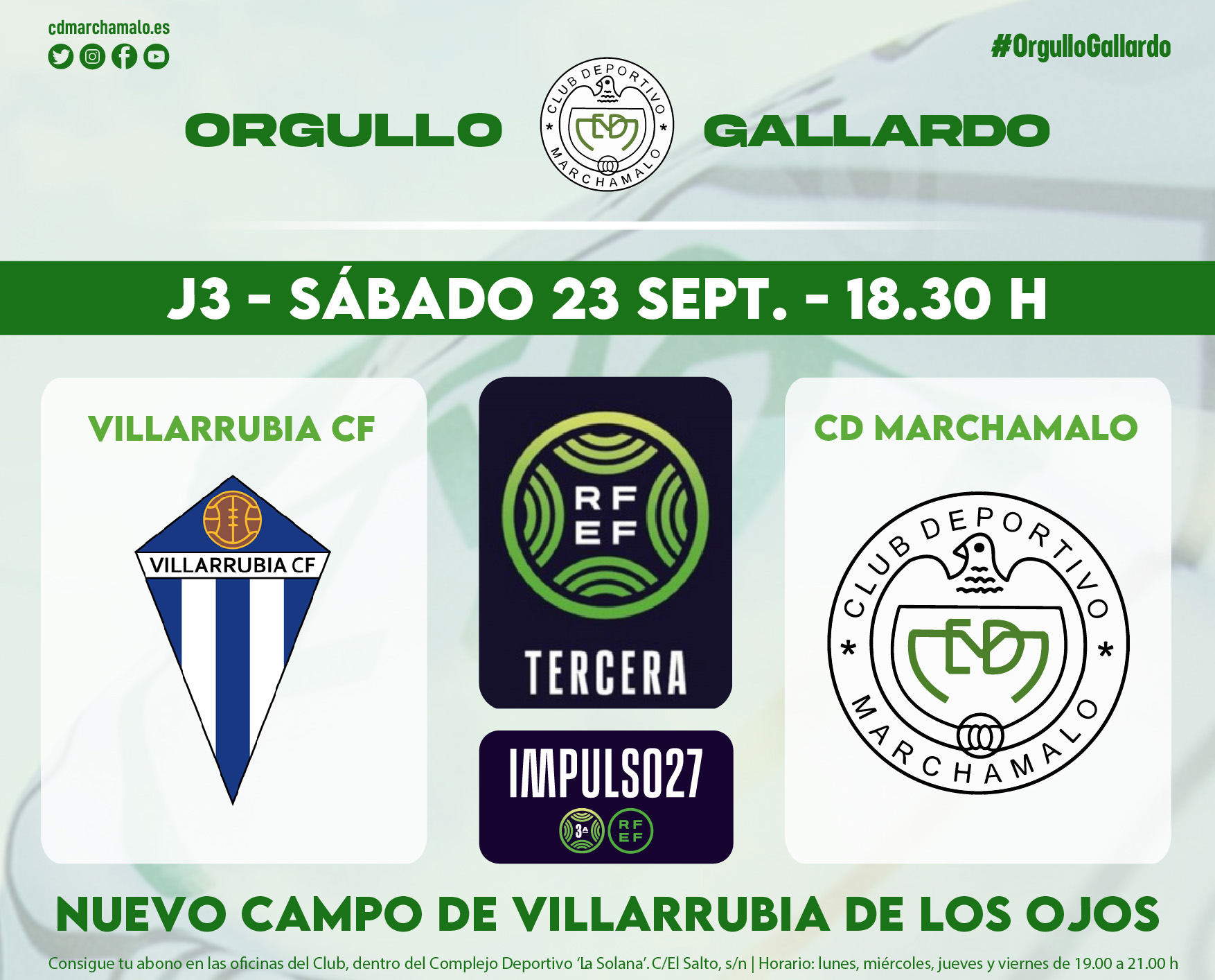 CD Marchamalo Busca su Primera Victoria de la Temporada Frente al Villarrubia CF