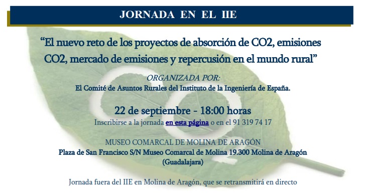 Jornada sobre Soluciones de Emisiones de CO2 en el Mundo Rural