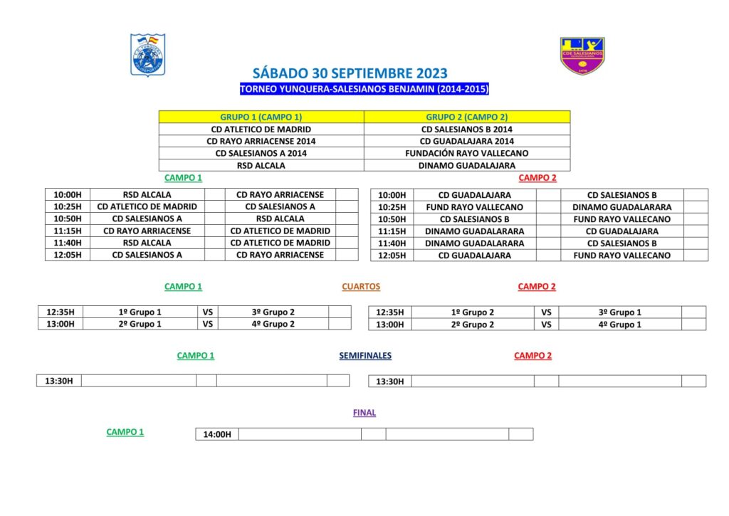 Yunquera de Henares se Prepara para el I Trofeo de Fútbol en Categorías Benjamín y Alevín con Equipos Destacados