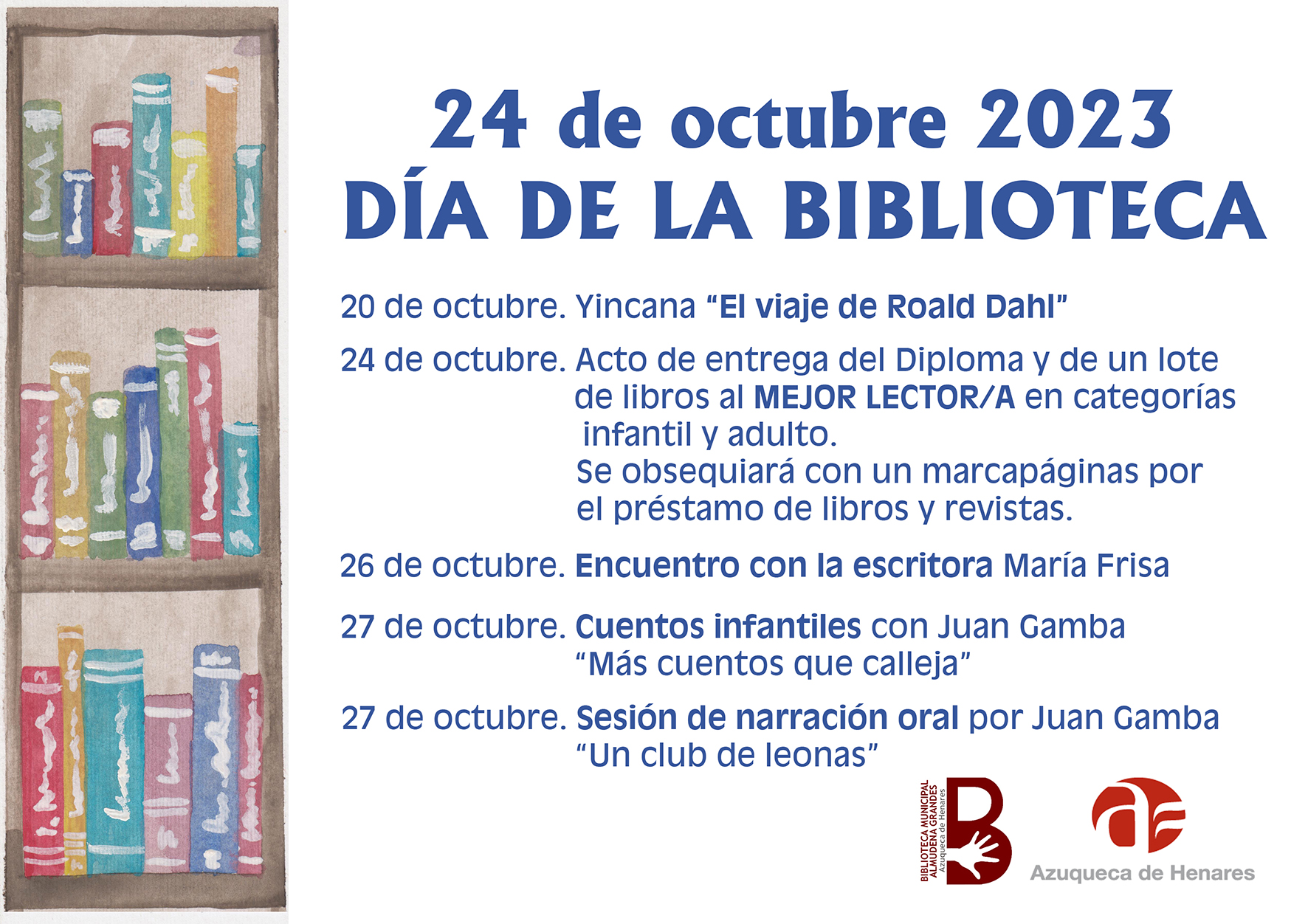 Celebración Literaria: Azuqueca de Henares Festeja el Día de las Bibliotecas con Eventos para Todas las Edades
