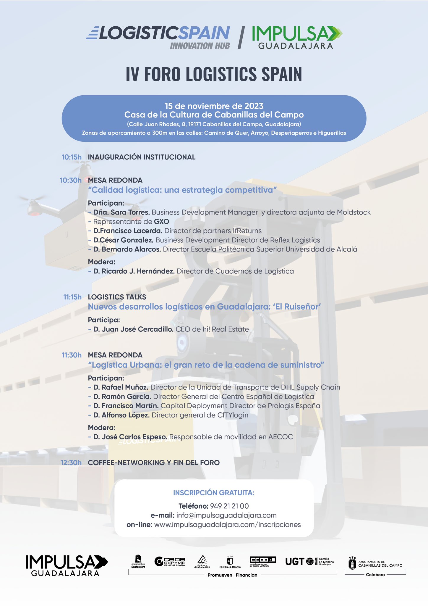 IV Foro Logistics Spain: Encuentro Nacional del Sector de la Logística en Cabanillas del Campo