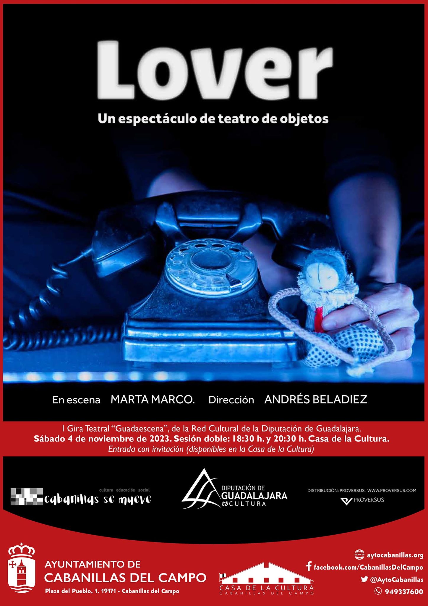 Lover: Un Espectáculo de Teatro en Pequeñito Deslumbra en Cabanillas con Guadaescena