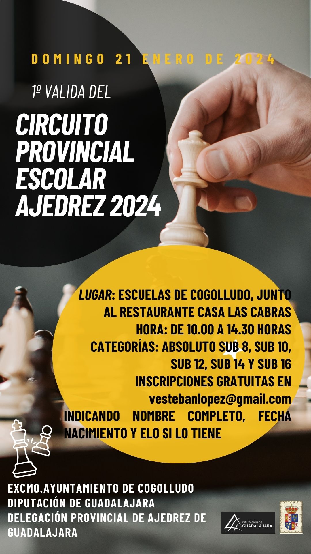 XIX Circuito Provincial de Ajedrez Escolar en Cogolludo