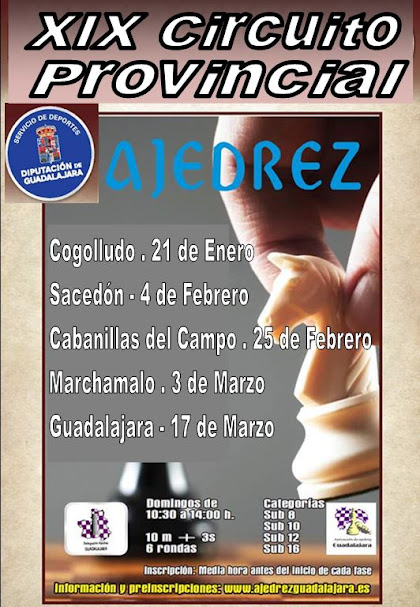 1º Torneo del XIX Circuito Provincial de Ajedrez Escolar en Cogolludo