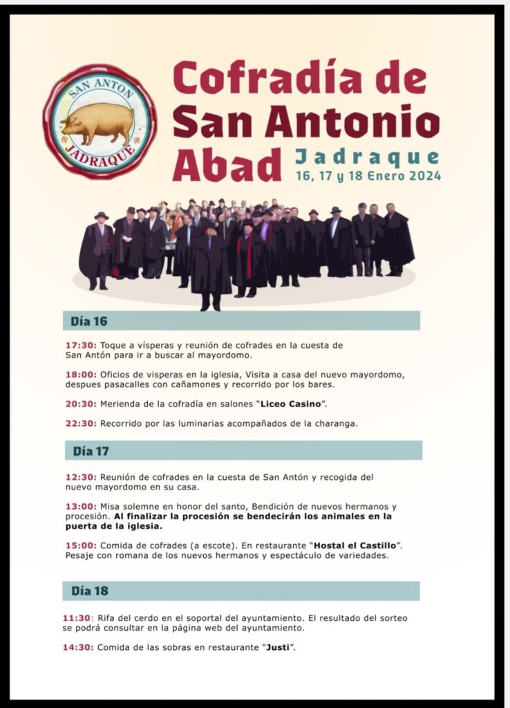 San Antón, San Sebastián, Santa Águeda y San Blas 