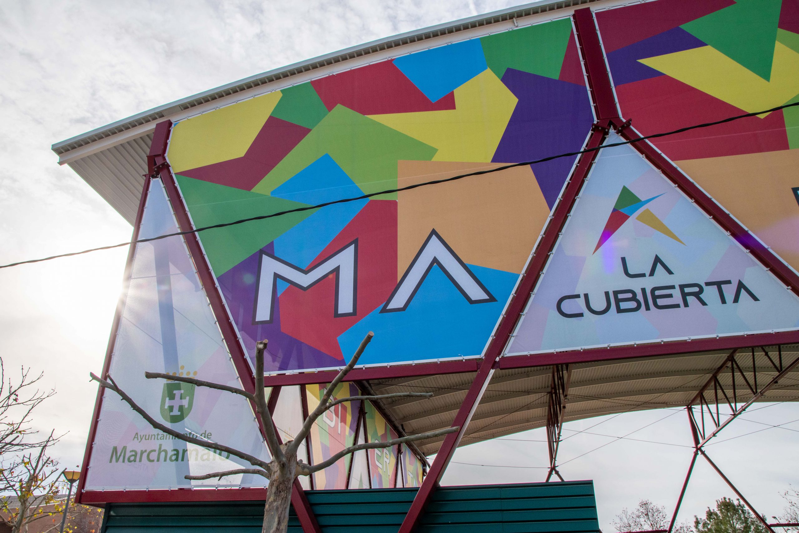 Nuevas Lonas en la Cubierta del Parque de Ferias de Marchamalo