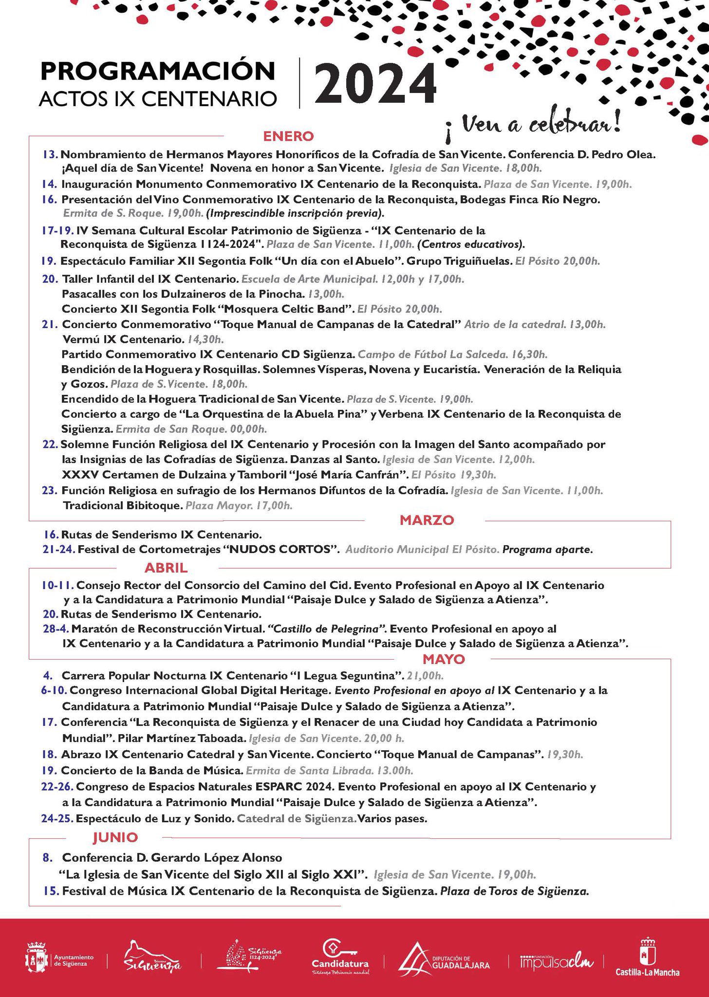Sigüenza Celebra el IX Centenario: Reconquista, Cultura y Desarrollo en un Programa Anual