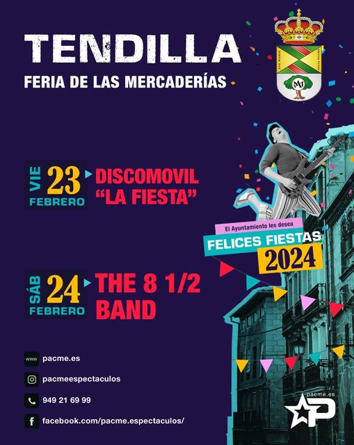 Programa de Actos de la Feria de las Mercaderías de Tendilla 2024