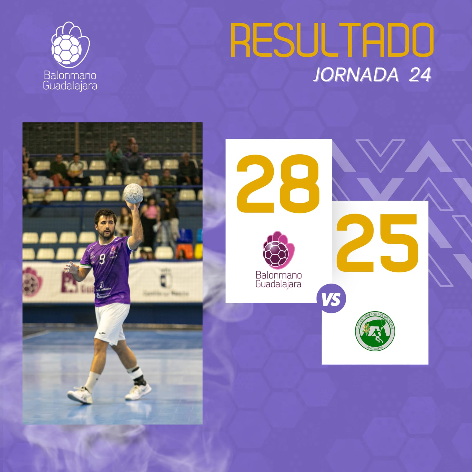 Victoria clave del BM Guadalajara en la División de Honor Plata Masculina