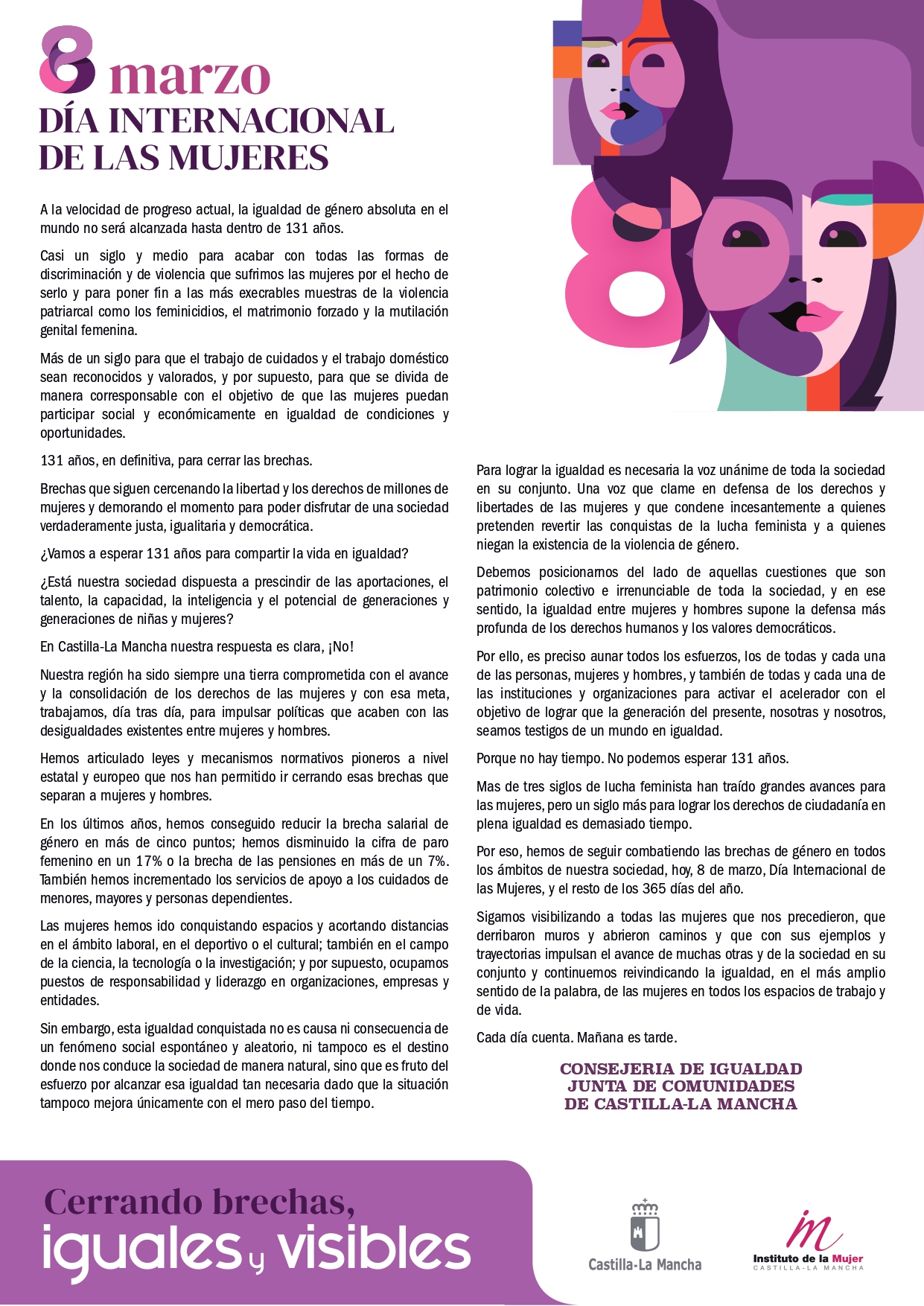 Actos Institucionales y Culturales en Marchamalo Marcan la Celebración del Día de la Mujer